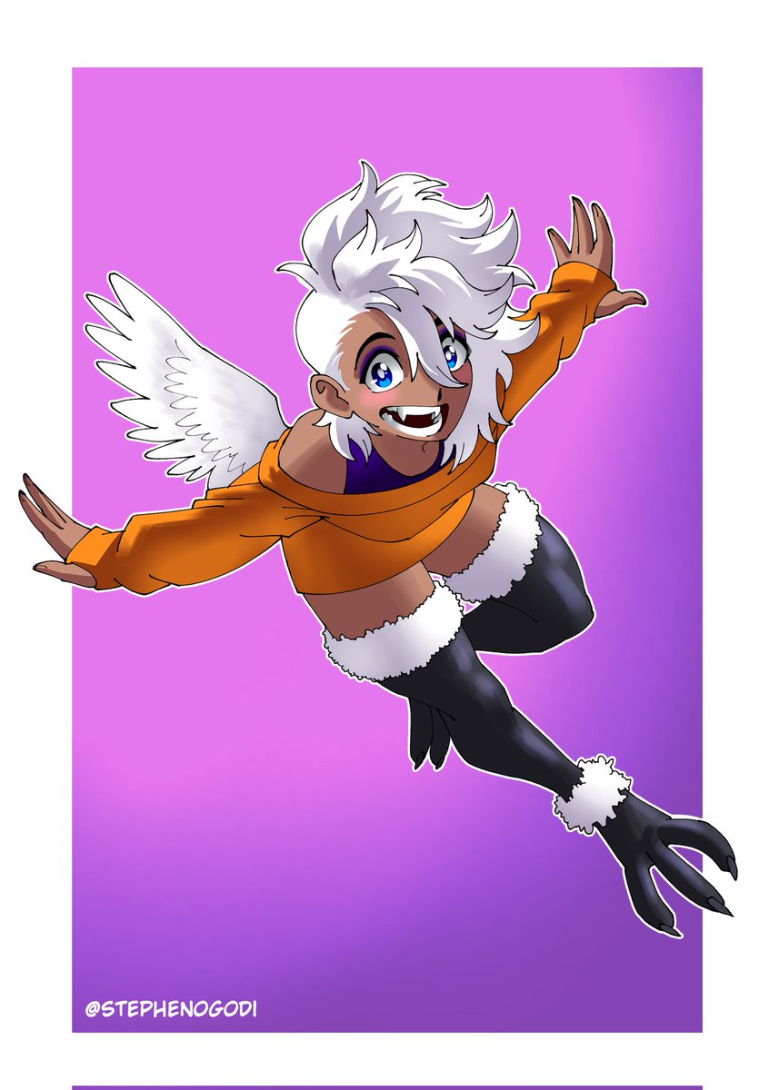 StephenOgodi's tweet photo. Big Thanks to @GuardianZoe for this Awesome Commission 🧡💜 https://t.co/Kafor44Unr