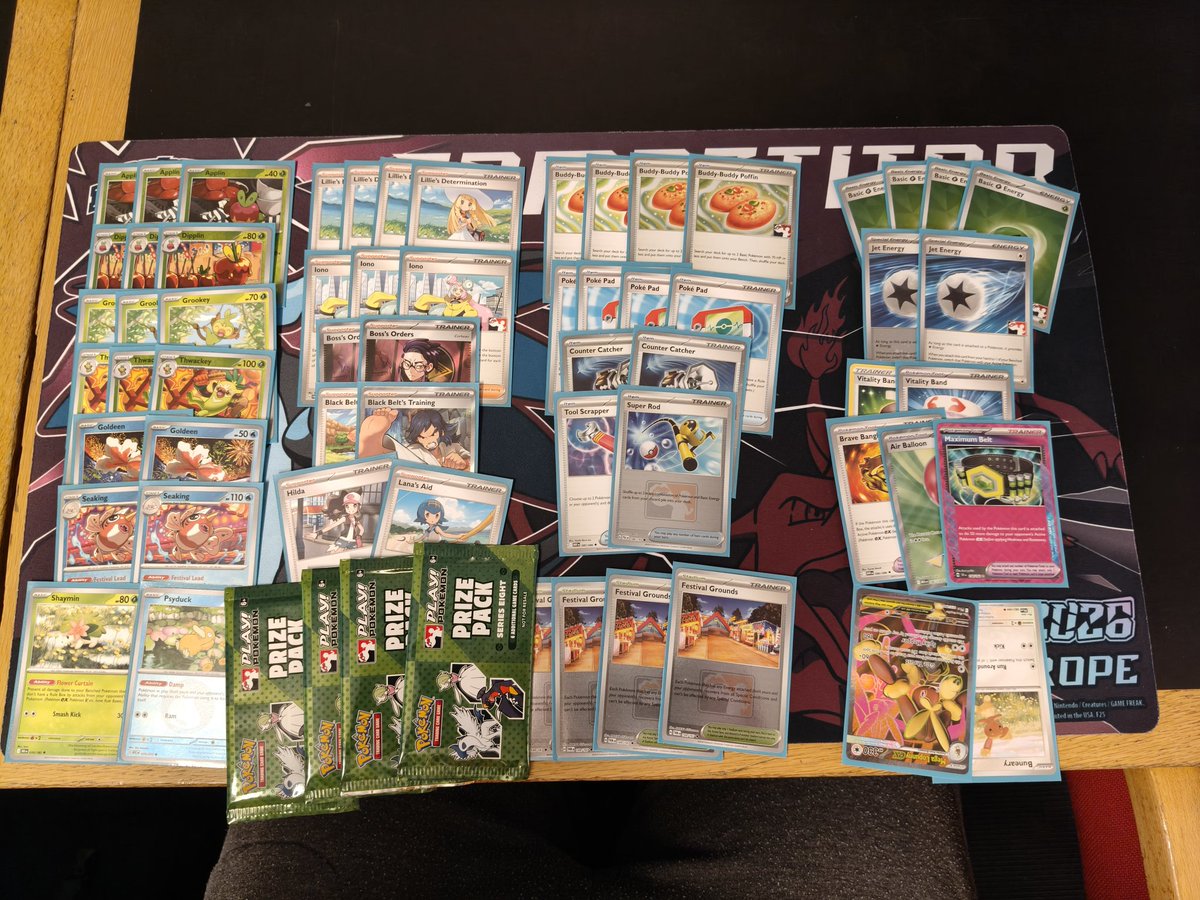 Won a challenge with 58 card festival lead!
Ethan showed me the way, so i had to play it today, even though i had only brought the lopunny build, anyways the Bunny is bad, dont play it, Apples all the way 🍎