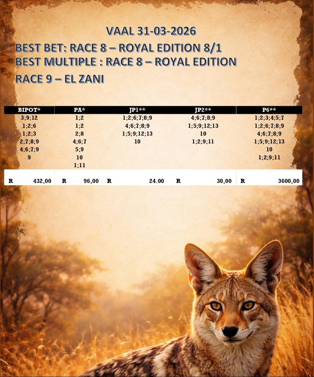 BetwayQueen2's tweet photo. ®️ LET THE BOOMS FIND YOU ®️
#MYBIGBETS #Horseracingtips #Tipsters #sunday #Betway #BOOM #biggie #capetown #durban #polokwane #sandton #johannesburg #caperacing #horseracingexpert #bettingexpert #betwaycodes #BETWAY #soccercodes #soccertips #footballbets 🎯💲🏇🏻✅️🏇🏻🎙🥳 https://t.co/JnvwUjORtV
