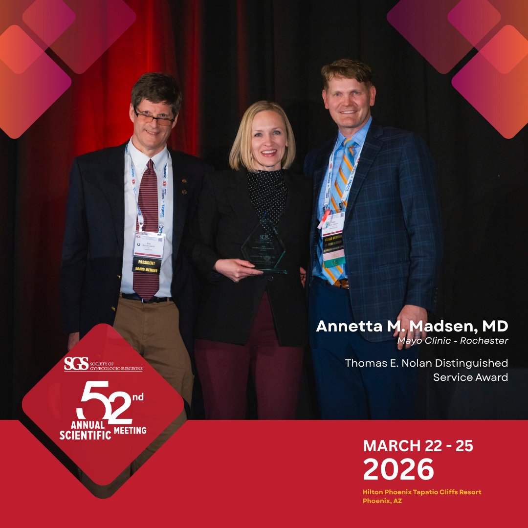 Society of Gynecologic Surgeons tweet media