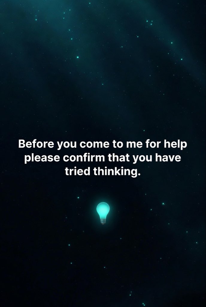 Have you thought about