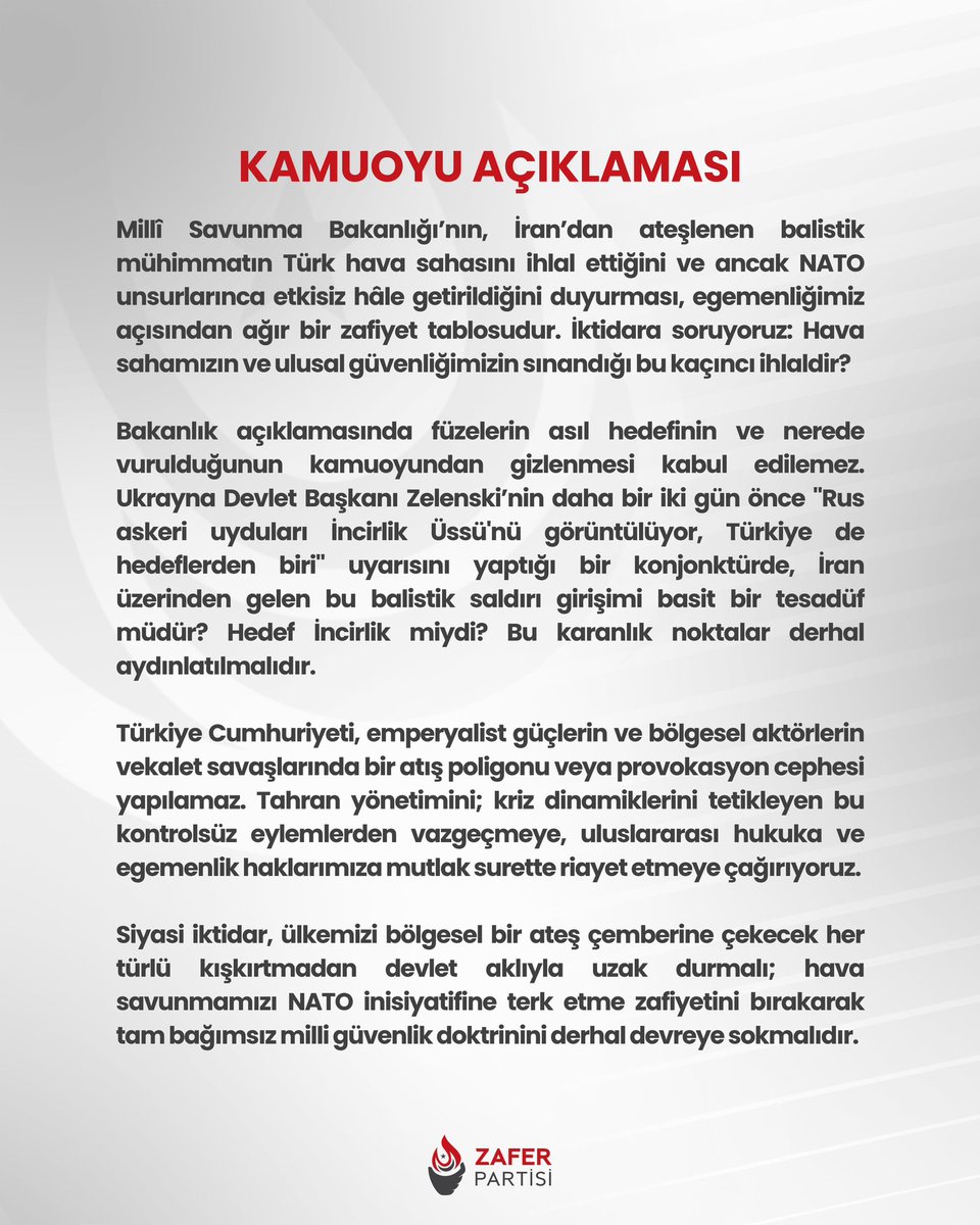 Zafer Partisi tweet media