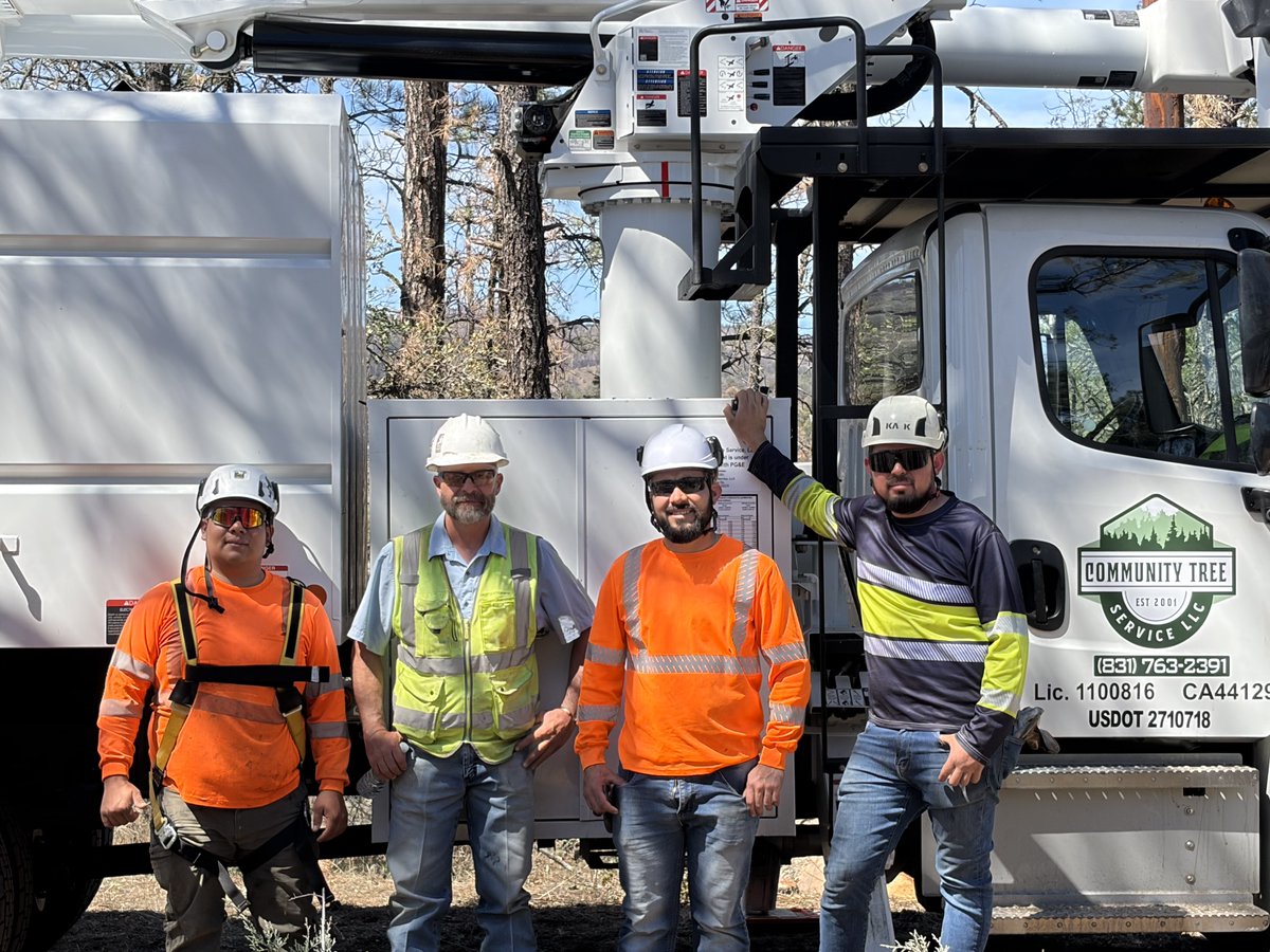 CommTreeServ's tweet photo. CTS on the ground in Silver City, NM for PNM last week! 🌲🚜

#communitytreeservice #treeremoval #treeservices #treelife #newmexico https://t.co/Cde8JIbB7A