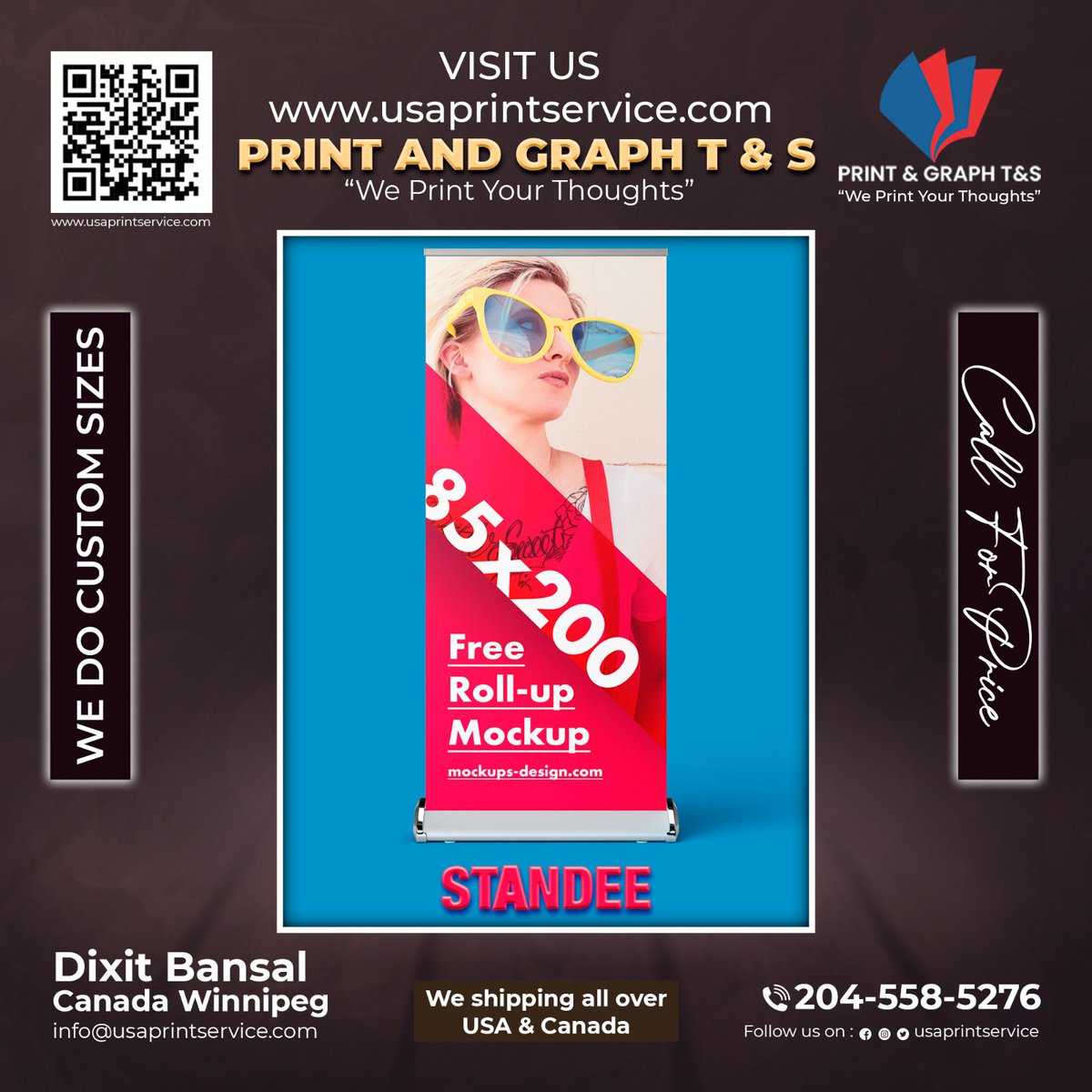 usaprint_canada's tweet photo. Make your brand impossible to ignore with 
#Standees #CustomPrinting #BusinessBranding #EventMarketing #PrintSolutions #UsaPrintService #CanadaPrinting #AdvertisingDisplay #MarketingTools #PrintExperts https://t.co/C1mrLzWyt0