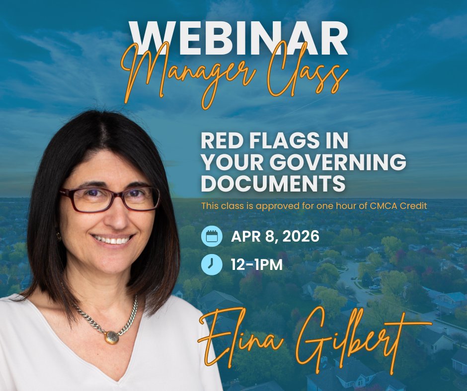 Are your HOA’s governing documents a red flag or a green flag? 🚩 Find out in Elina Gilbert’s upcoming webinar! altitude.law/events/red-fla…