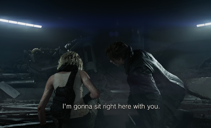 batskennedy's tweet photo. i still think about the way leon was WITHOUT HESISTATION immediately ready to just sit by grace's side till the end and comforted her when they thought there was no way to get out and they were stuck there. i love him so much https://t.co/PIDInozzY0