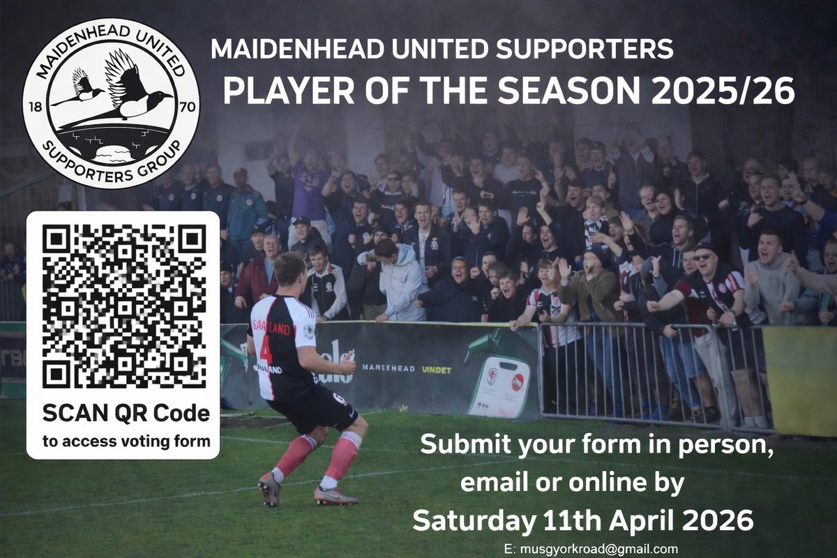 Maidenhead United FC Supporters Group tweet media