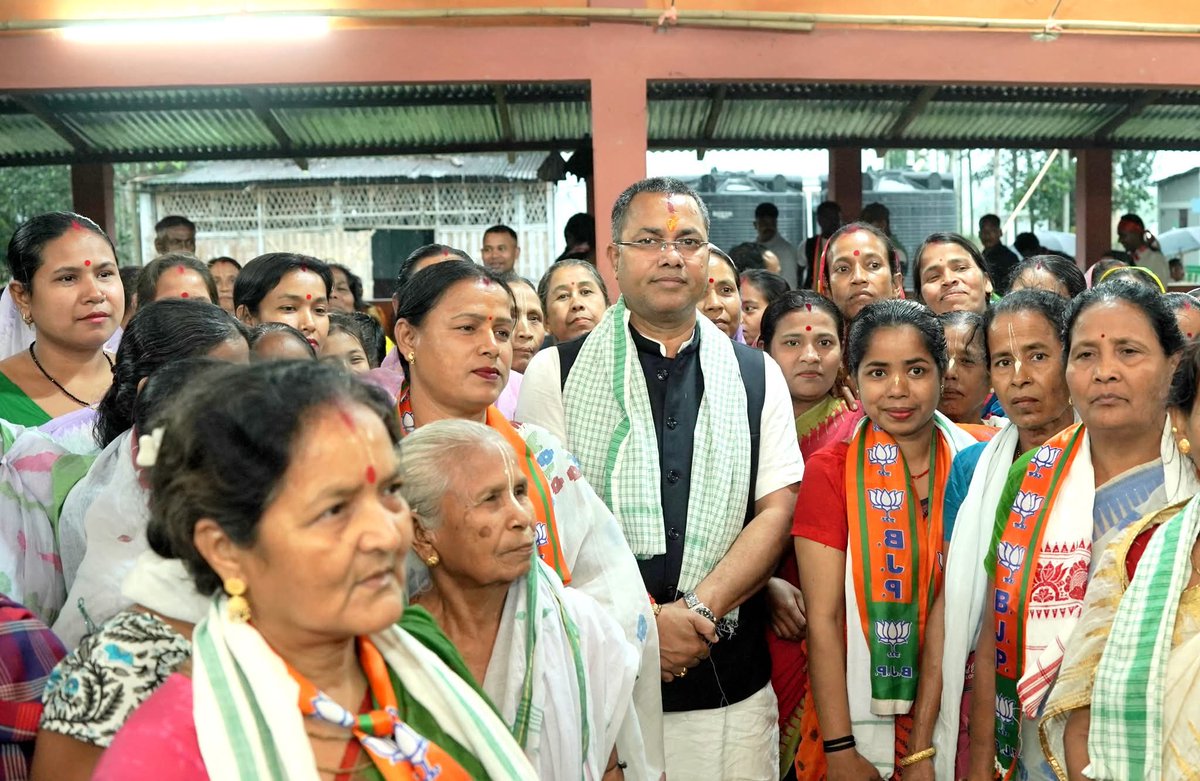 KPaulAssam's tweet photo. Election Campaign at Nurkha Village, Balipipla GP witnessed incredible enthusiasm and support from the people. 

Together, we march towards development and progress.
#AssamChoosesBJPAgain #Patharkandi https://t.co/NgaBO0fWhM