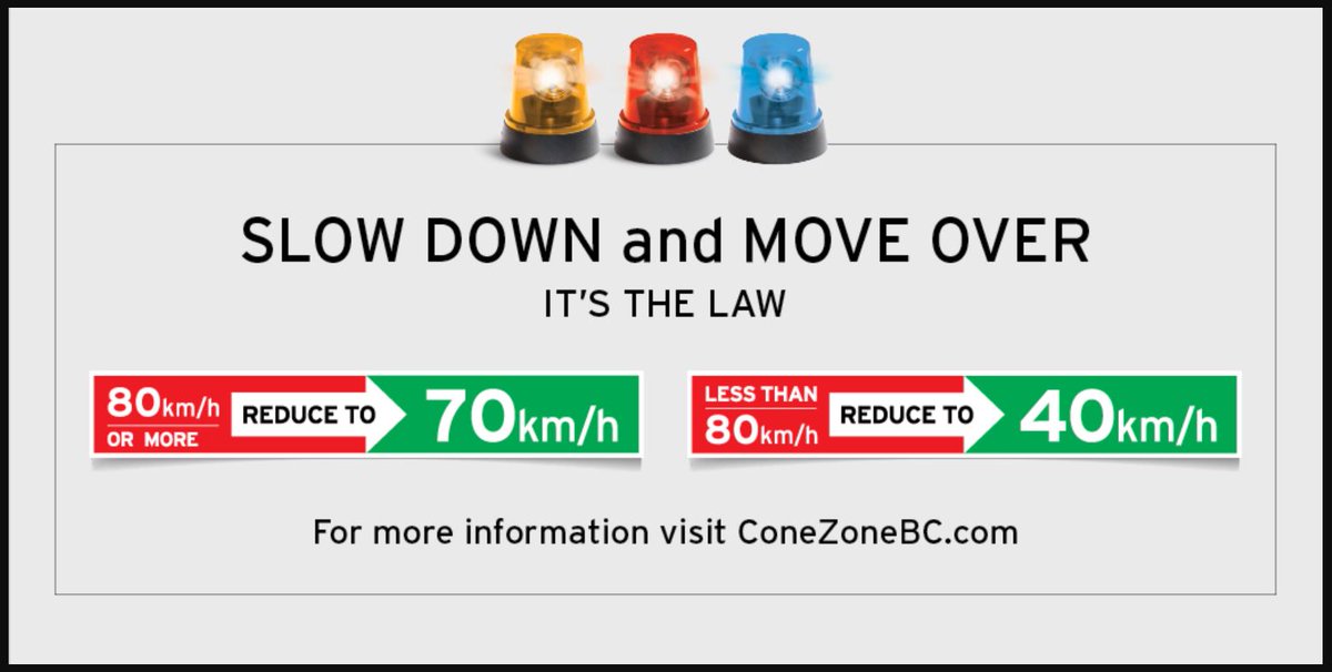DriveBC's tweet photo. #SDMO🦺 #SlowDownMoveOver #ConeZoneBC🦺 https://t.co/W1wWhQ8F8z