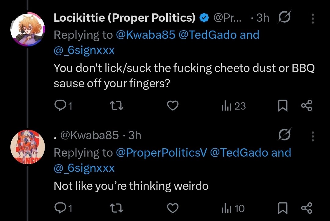 Locikittie (Proper Politics) tweet media