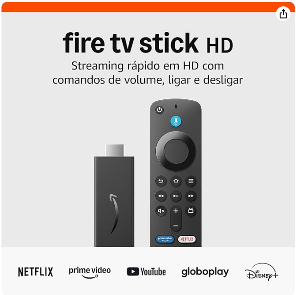 Fire TV Stick HD (Geração mais recente)

de 369,00 por 299,00 em até 6x sem juros!

🔗amzn.to/48ftKSk