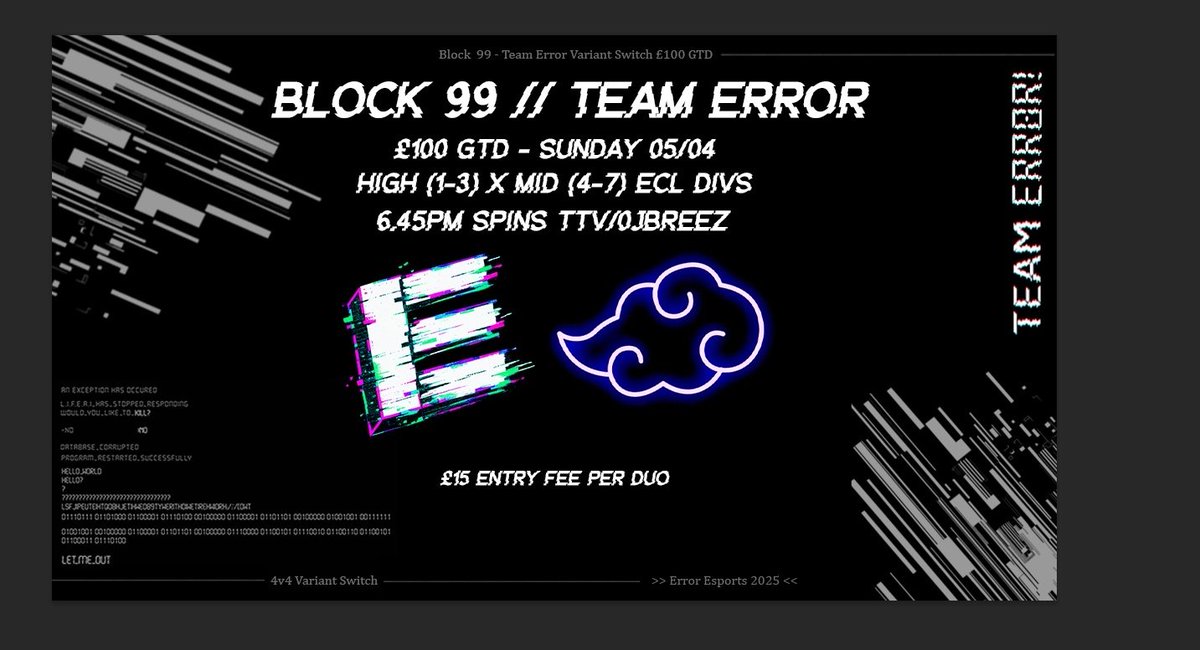 Team Error tweet media