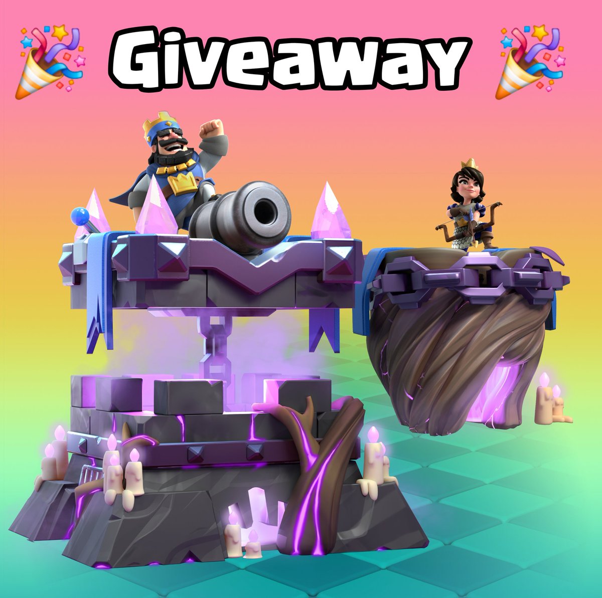 🚨 3x TOWER SKIN GIVEAWAY! 🚨🔥
Win the Dark Magic Kingdom Towerskin! 👑
To enter, just:
❤️ Like and Follow 👥
Good luck! 🍀
#ClashRoyale #GiftedBySupercell #SupercellCreator