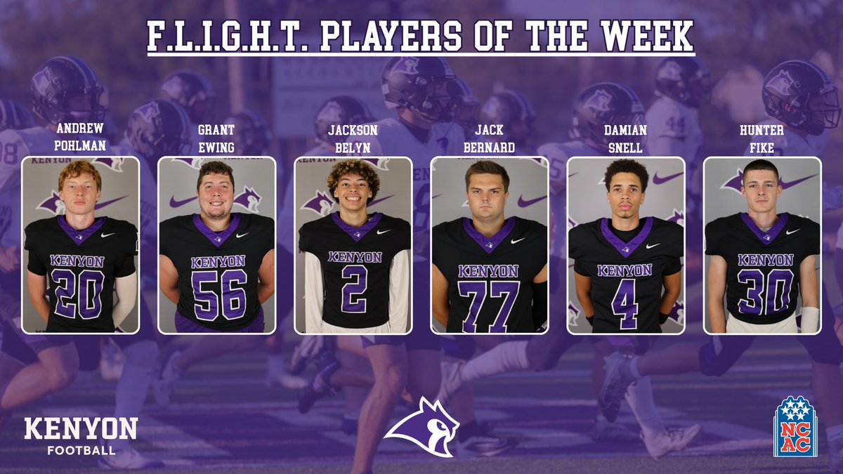 Kenyon Football tweet media