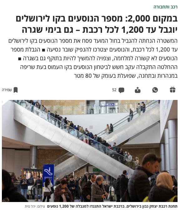 תחבורה בדרך שלנו tweet media