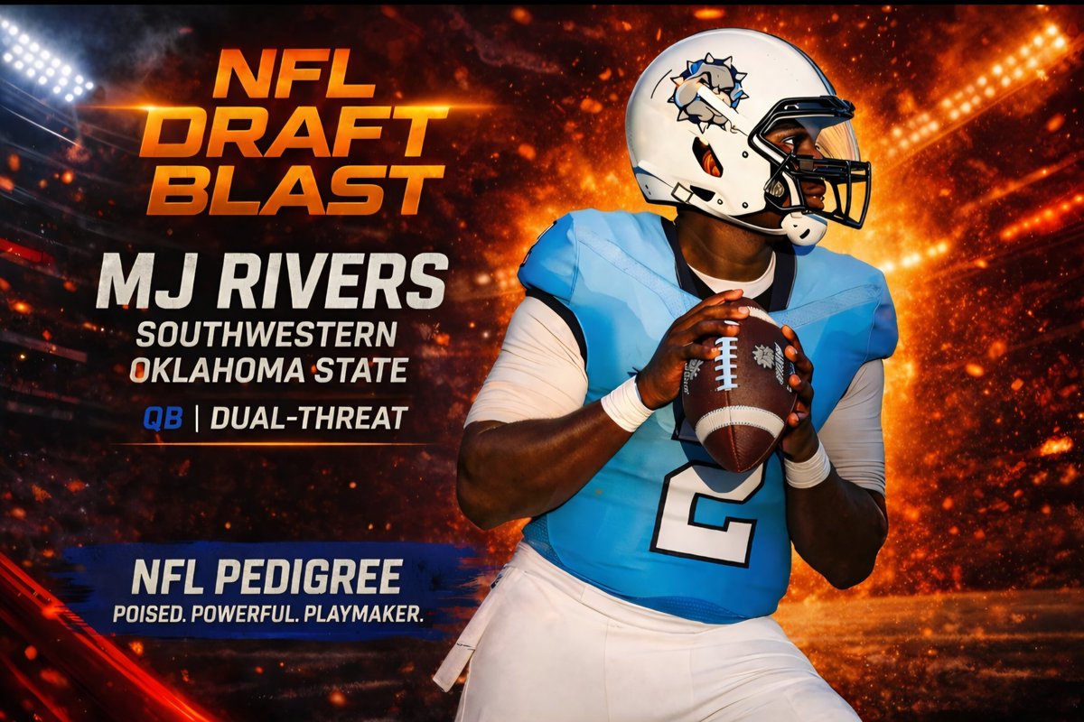 NFL DNA, Dual-threat QB MJ Rivers at 6'3 247, with live arm and speed is unique prospect #nfldraft 
open.spreaker.com/A4NZ/t89xgx9w