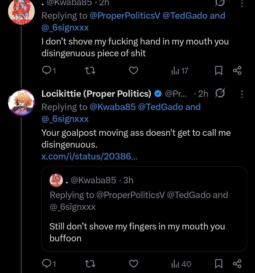 Locikittie (Proper Politics) tweet media