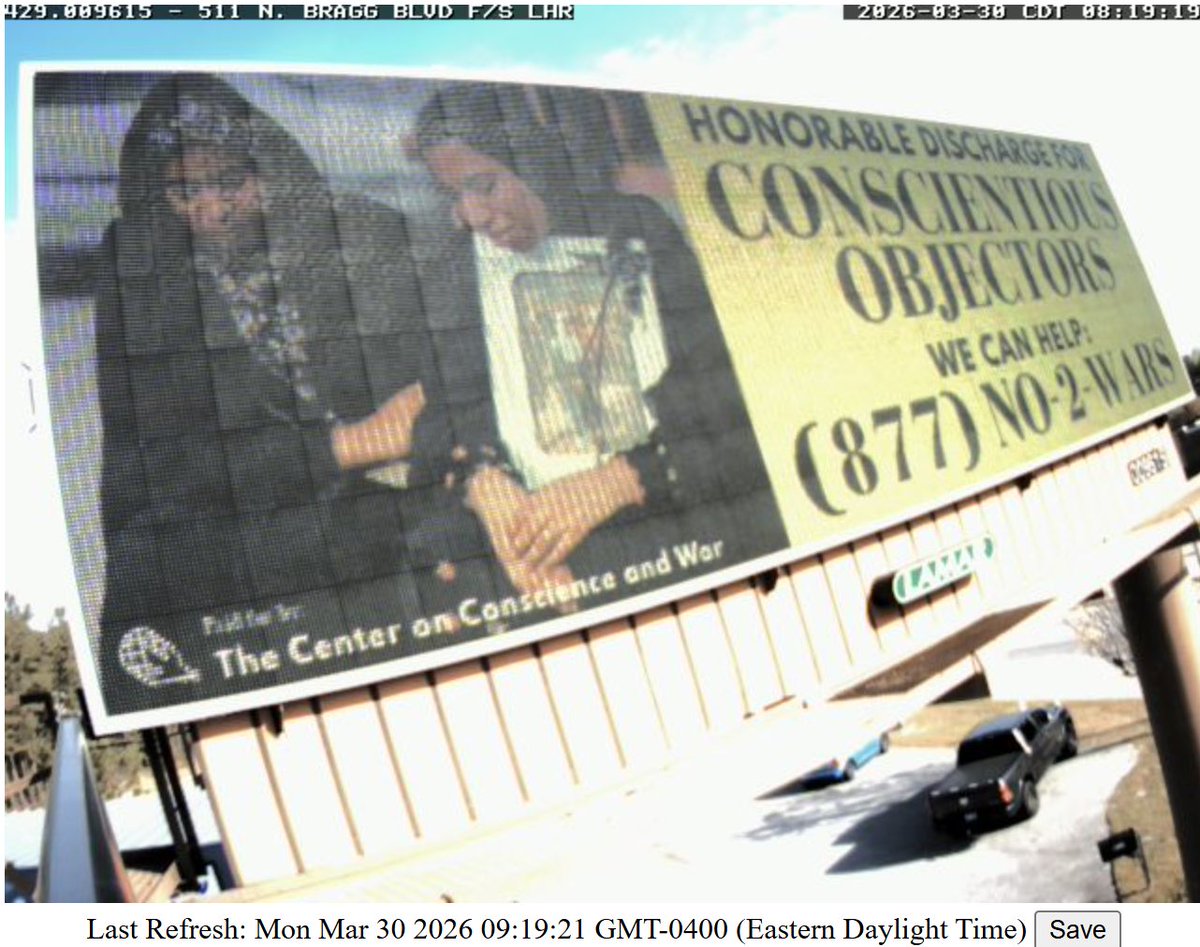 Center on Conscience & War tweet media