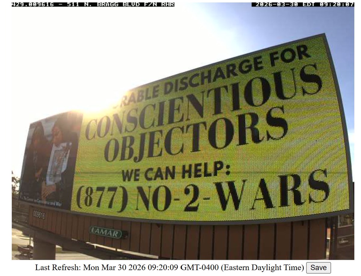 Center on Conscience & War tweet media