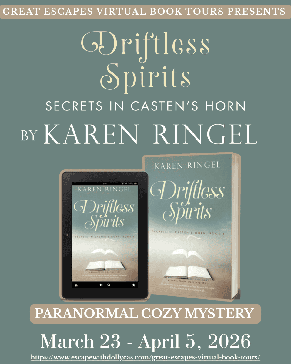 StoreyBookRev's tweet image. A candlelit desk. A missing journal. A woman who steps out of the dream. Charlotte knows one thing: the house is real.

Learn more, enter the #giveaway, and check out the #guestpost - bit.ly/4uYVmVI

#cozy #mystery #paranormal