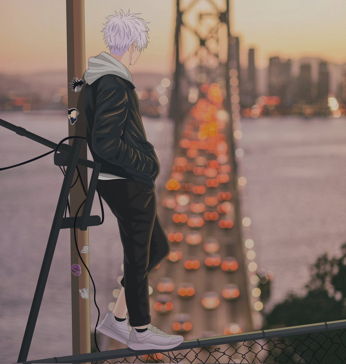 Sn3ak_Cat's tweet photo. 🌉
#Gojo #jjk https://t.co/gUfj1ibaVu