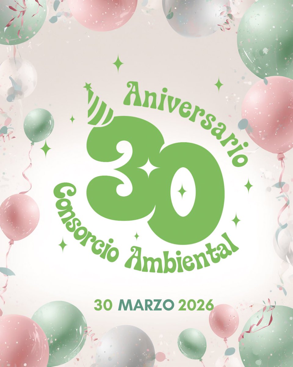 Hoy celebramos 30 años de historia, esfuerzo y crecimiento. Gracias a todos los que han sido parte de este camino, especialmente a quienes siguen confiando en nosotros. ¡Vamos por muchos años más! 🎉
Para nosotros es un orgullo y honor trabajar #PorUnaGeneraciónAmbiental ♻️💚
