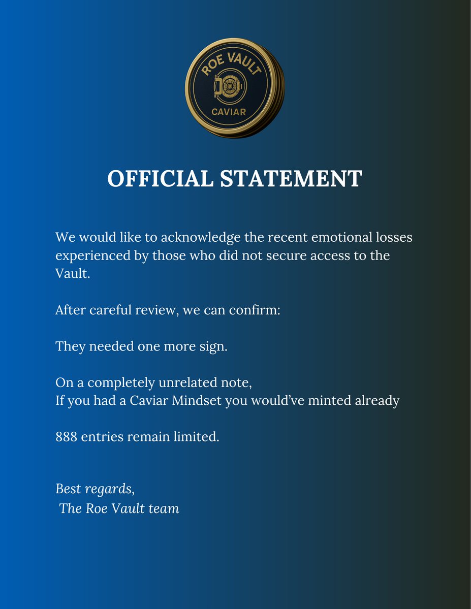 The Roe Vault tweet media