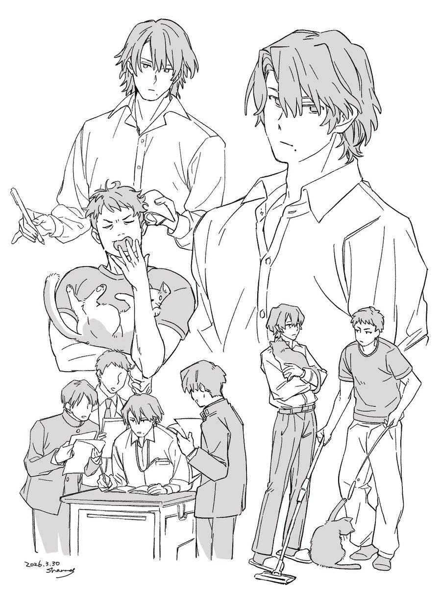 i_alhena0's tweet image. #lesson
芳野ｾﾝｾと健人🐈