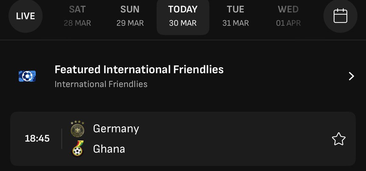 Naa Ghanaians are different.. I almost forget Ghana 🇬🇭 has a game with Germany 🇩🇪 today cos chale nobody dey wear Ghana 🇬🇭 Jersey today ooo.. eii where is our Loyalty?? Lol