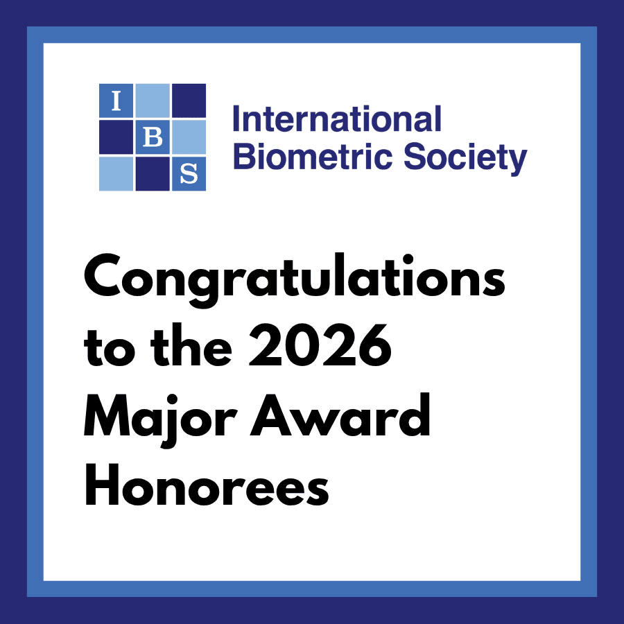 IBSstats's tweet image. Announcing the 2026 IBS Major Award Honorees! Biennially the IBS recognizes leaders who have made a lasting impact on our profession and community.

We will celebrate these honorees during IBC2026 in Seoul!
#statistics #datascience #datavisualization #IBC2026Seoul