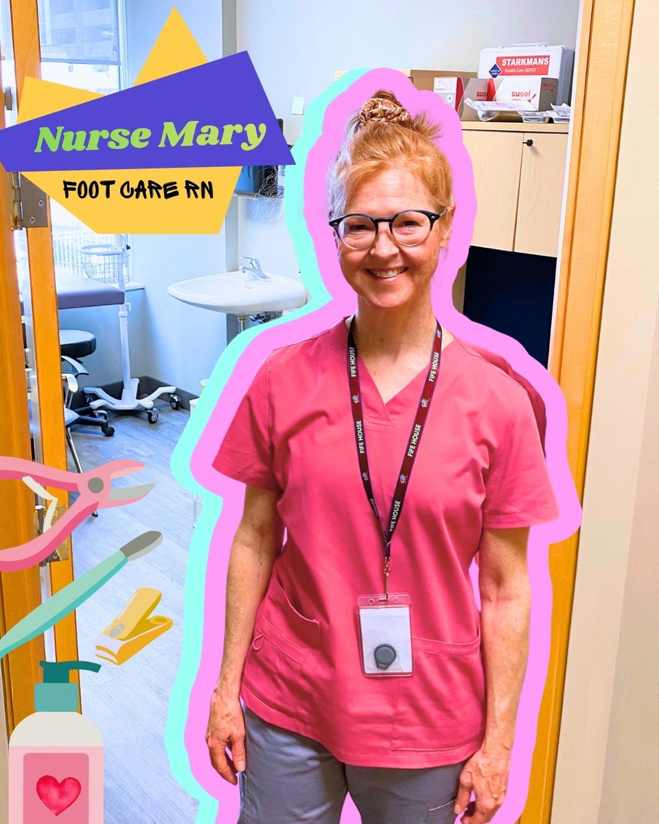 FifeHouse's tweet image. Meet Nurse Mary, who provide footcare for our residents, particularly at Sherbourne location. #Footcare is part of our holistic approach to support well-being of our clients who can't afford professional care due to their modest income. Support our work: ow.ly/AEPJ50YzQEV