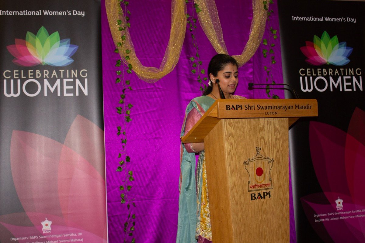 Celebrating #InternationalWomensDay at #BAPSLuton! ✨💜 
 
On Saturday 14 March, #women of all ages came together for an empowering celebration, embracing selfless growth through the act of giving to gain and uplifting our community to strengthen our bonds. 

#IWD2026 #GiveToGain