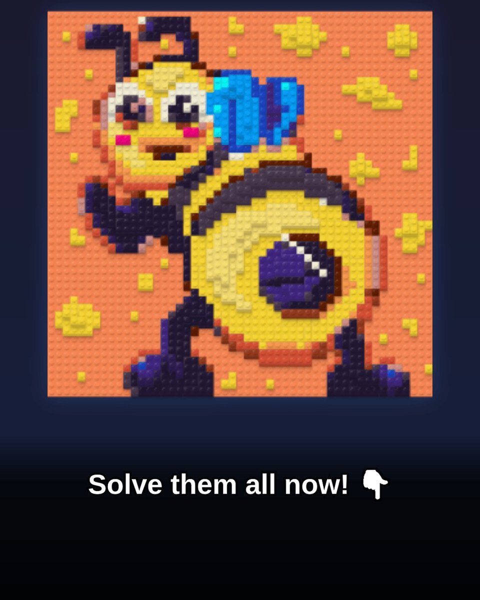 BlokkyApp's tweet photo. Buzz into fun with these bee-tastic puzzles! 🐝✨

Solve them all now! 👇

#pixelart #blokky #puzzle #buildingblocks #satisfying #creative #art #blocks #fun https://t.co/sOOHjqczyb