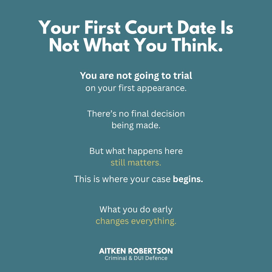 Your first court date isn’t your trial.
But what happens early still matters.

Know your rights.

#criminallaw #Ontariolaw #legalhelp #Ontarilawyer
