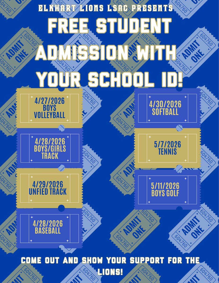 Elkhart High School Athletics tweet media