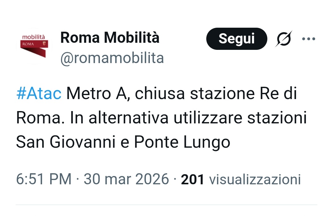 MercurioPsi's tweet image. CHIUSA #MetroA ReDiRoma per una decina di minuti 

NON specificati i motivi. #ATAC