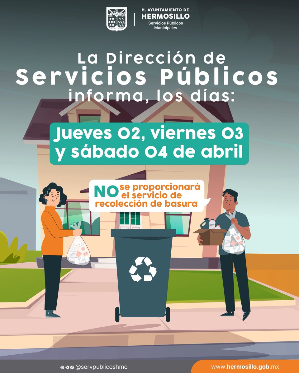 Servicios Públicos Municipales tweet media