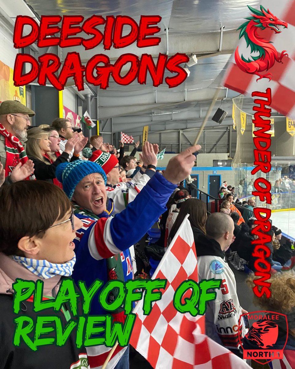 DragonThunderIH's tweet image. 🏒 Playoff Quarter Final Review

🐉 @DragonsIHC v @WidnesWild 🐾

Two legs, local pride &amp;amp; a playoff semi final spot on the line!

🥁 The Den &amp;amp; Jungle were packed &amp;amp; the Dragons delivered to progress to the SF.

Read more here ⬇️

thunderofdragons.weebly.com/blog/2526-revi…

#NIHL #NIHL1North #Moralee