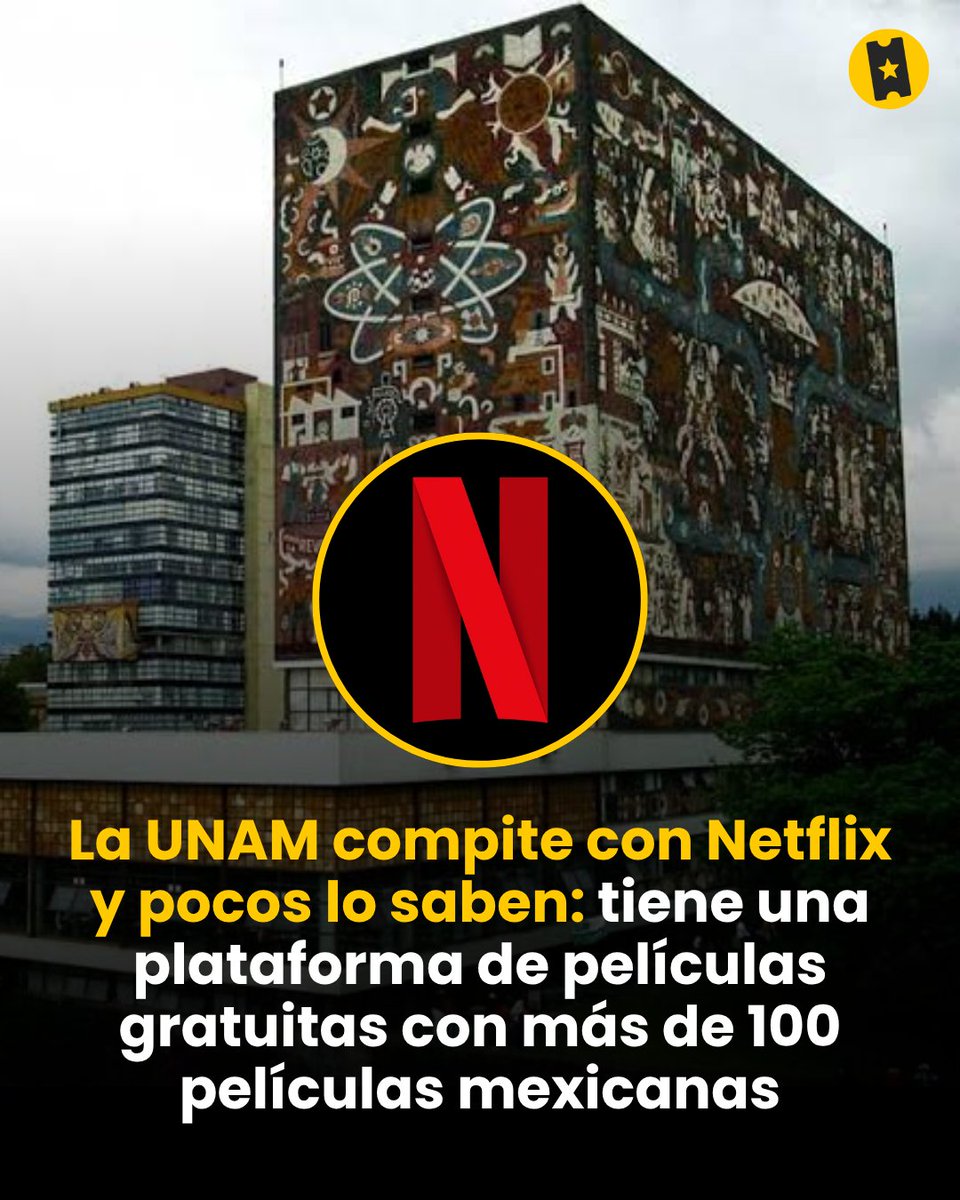 Más de 100 películas mexicanas gratis: El catálogo secreto de la UNAM que todo cinéfilo debe conocer. 🎬
sensacine.com.mx/noticias/notic…