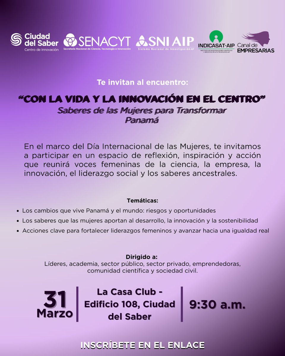 Senacyt Panamá tweet media