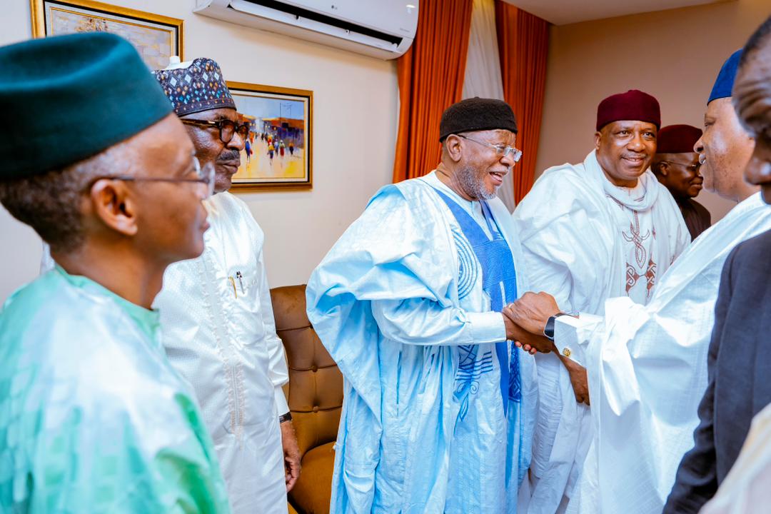 stanleynkwocha_'s tweet photo. STATE HOUSE PRESS RELEASE

VP Shettima Visits El-Rufai, Consoles Ex-Kaduna Gov Over Mother's Demise

Vice President Kashim Shettima @officialSKSM has commiserated with former Governor of Kaduna State, Mallam Nasir El-Rufai @elrufai , over the death of his mother, late Hajiya Fatima Umma. 

The Vice President who paid the El-Rufai family at their Abuja residence called for collective effort in uniting the nation aside political differences. 

Senator Shettima prayed for the repose of the soul of the late matriarch of the El-Rufai family. 

The late Hajiya Fatima Umma El-Rufai passed away on Friday, March 27, 2026 in Cairo, Egypt, at the age of 96.

The Vice President  was received by former Governor of Bauchi State, Ahmad Adamu Muazu; former Chief of Army Staff, General Abdurrahman Dambazau; Abdullahi Sarkin Gobir Adiya, and the member Representing Kaduna North, Bello El-Rufai, Bashir El-Rufai.

Stanley Nkwocha
Senior Special Assistant to The President on Media & Communications
(Office of The Vice President)
30th March, 2026