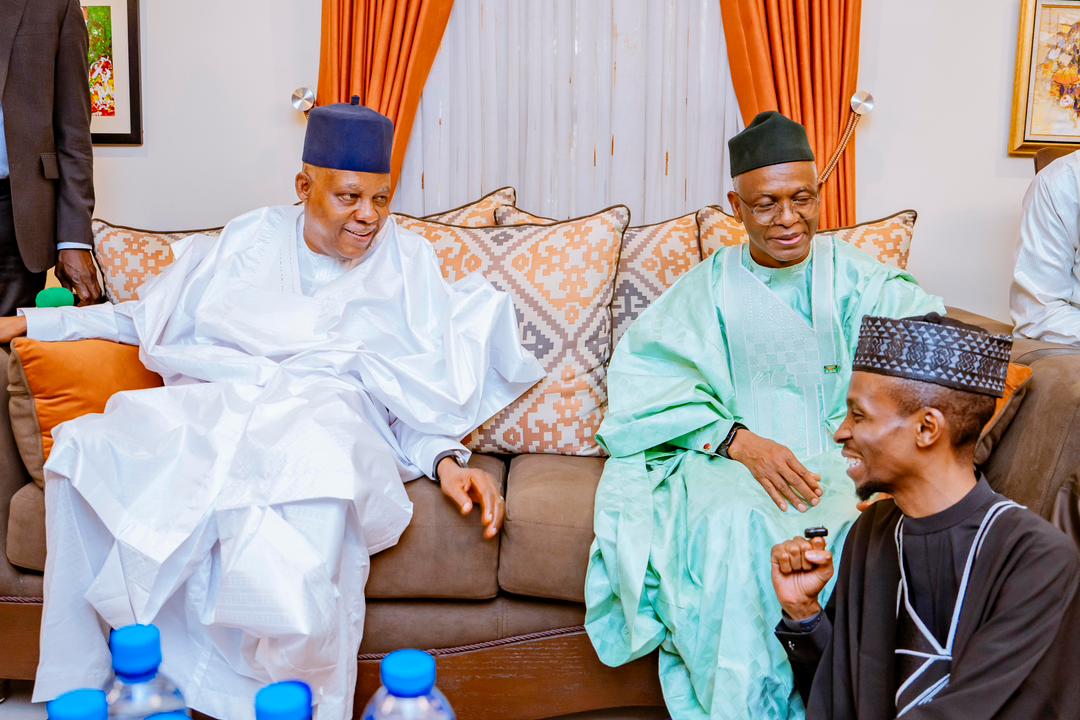 stanleynkwocha_'s tweet photo. STATE HOUSE PRESS RELEASE

VP Shettima Visits El-Rufai, Consoles Ex-Kaduna Gov Over Mother's Demise

Vice President Kashim Shettima @officialSKSM has commiserated with former Governor of Kaduna State, Mallam Nasir El-Rufai @elrufai , over the death of his mother, late Hajiya Fatima Umma. 

The Vice President who paid the El-Rufai family at their Abuja residence called for collective effort in uniting the nation aside political differences. 

Senator Shettima prayed for the repose of the soul of the late matriarch of the El-Rufai family. 

The late Hajiya Fatima Umma El-Rufai passed away on Friday, March 27, 2026 in Cairo, Egypt, at the age of 96.

The Vice President  was received by former Governor of Bauchi State, Ahmad Adamu Muazu; former Chief of Army Staff, General Abdurrahman Dambazau; Abdullahi Sarkin Gobir Adiya, and the member Representing Kaduna North, Bello El-Rufai, Bashir El-Rufai.

Stanley Nkwocha
Senior Special Assistant to The President on Media & Communications
(Office of The Vice President)
30th March, 2026