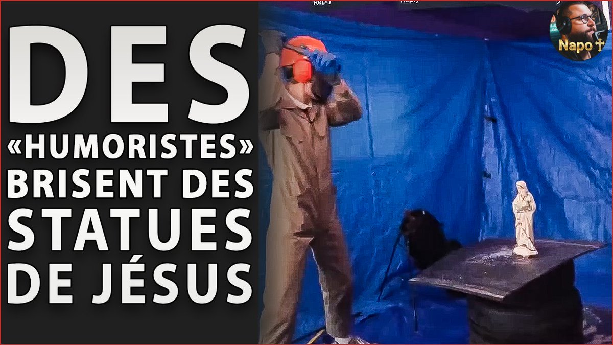 CathoFr's tweet image. ➡️Scandale en Belgique : une radio financée par l'État brise des statues du Christ et de la Vierge en direct sous couvert d'humour.

youtu.be/Ju4p-Bd71SI

#Belgique #Blasphème