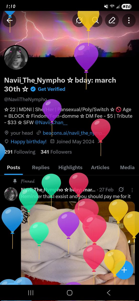Navii_The_Nympho ☆ bday: march 30th ☆ tweet media