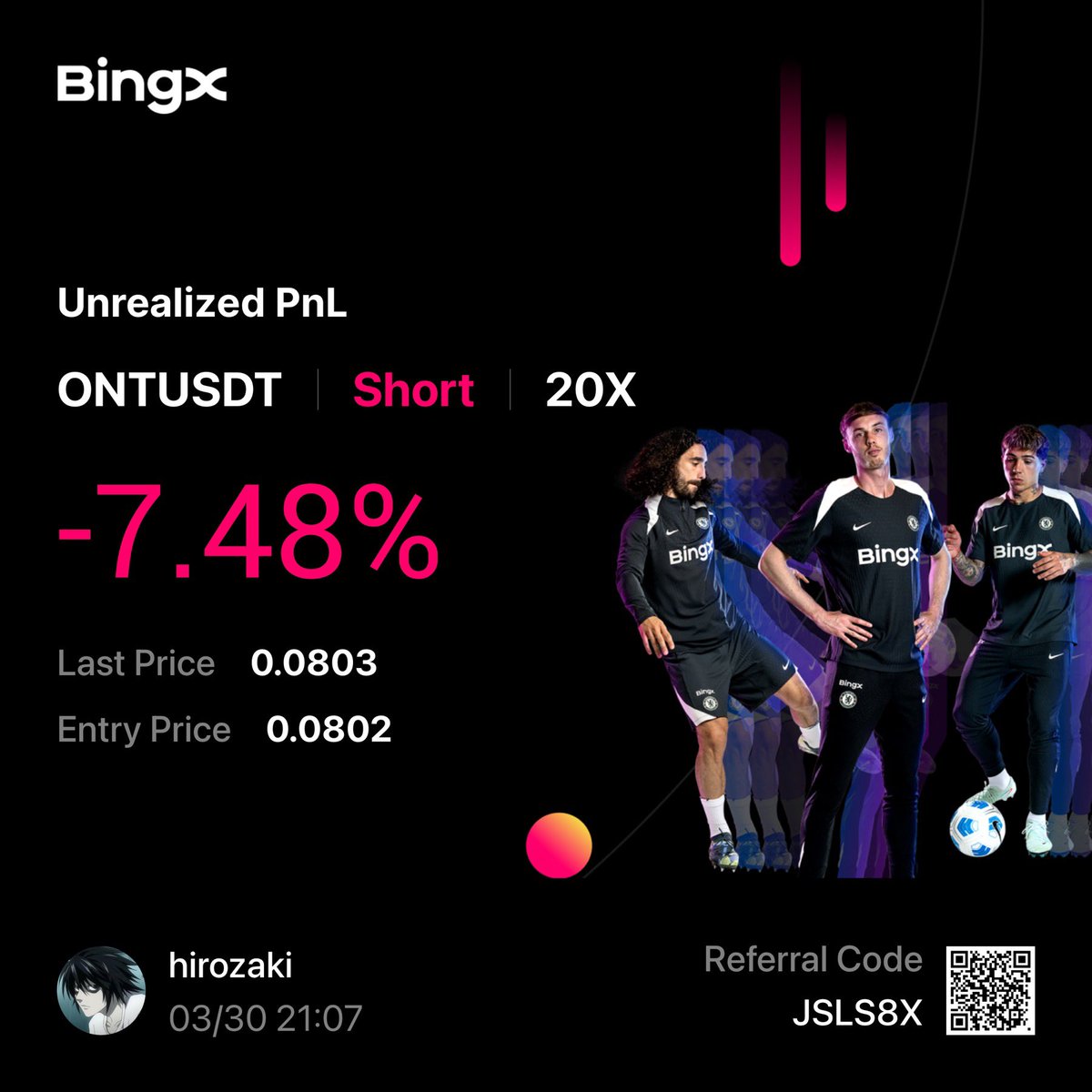 hirozaki2020's tweet image. #ont/#usdt shortladım. Stop koymadım işleme 0.1$ olursa 5k$ liq olacak. Kaybetmeye tahammül edebileceğim bir miktar bu işlem için.