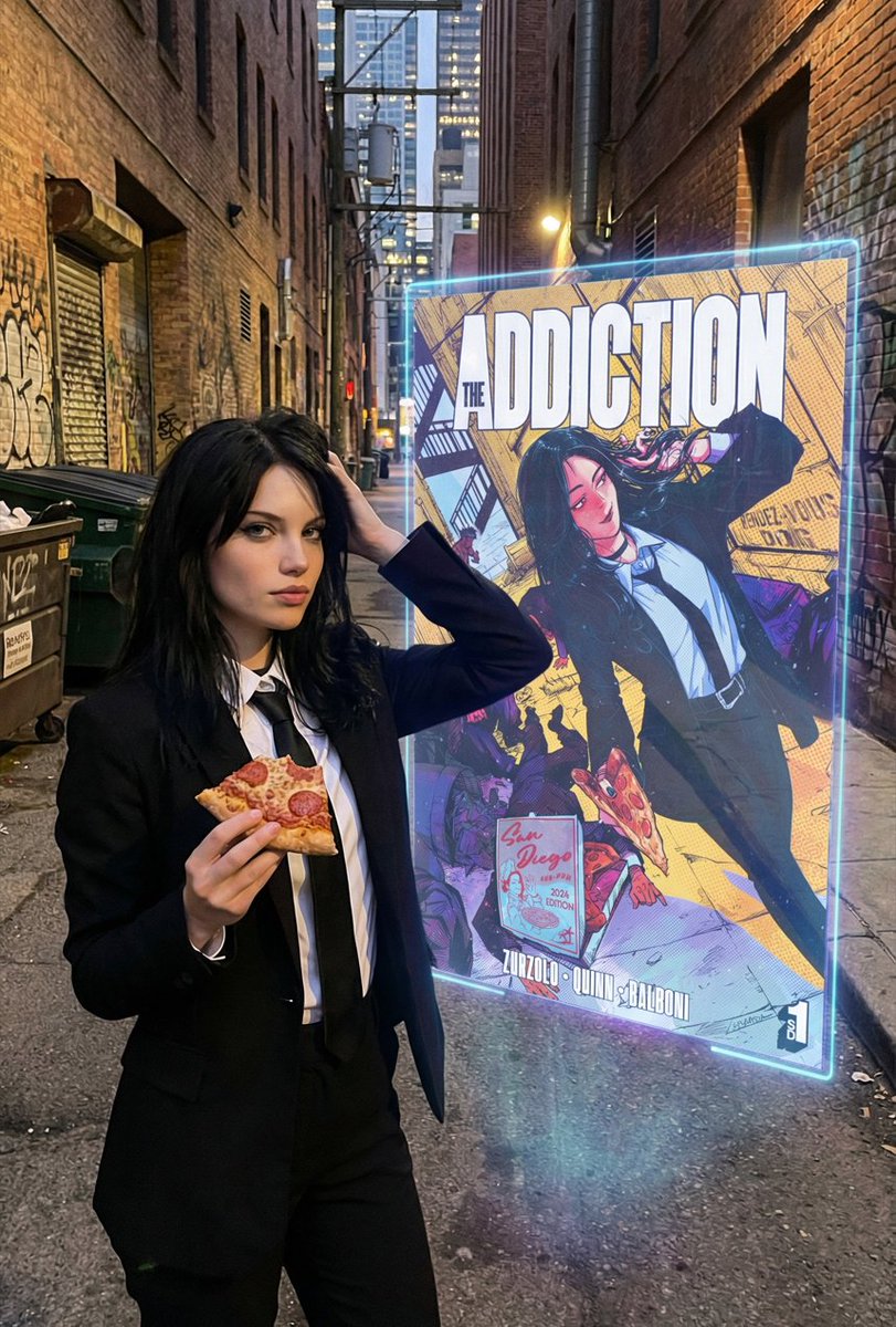 When you're on a mission for the VeVe but your pizza addiction hits harder than your  superpowers… 🍕

VeVeFam, do we approve or do I need rehab?😩

And most importantly… who else is collecting The Addiction here? 

I NEED to get my hands on that gold cover! 🔥

#TheAddiction