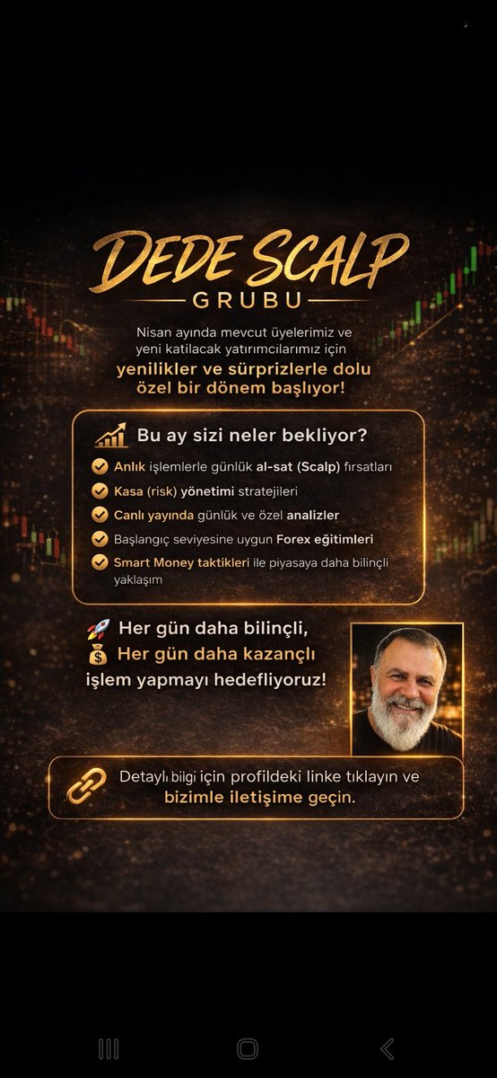 CoinciDeDe1's tweet photo. 🚨Yeni nesil scalp grubumuzda sizde gec kalmadan yerinizi alin kazancli cikin.🚨 #yatirim #forex #pazartesi #ekonomi #deprem #Trump #BitcoinTürkiye #binance    #sondakika #istanbul #sabihagökçen #xauusd #silver #petrol #gold #powel #sikayet #savas #İsrail #Iran #31marzo https://t.co/WmycBOvYUc