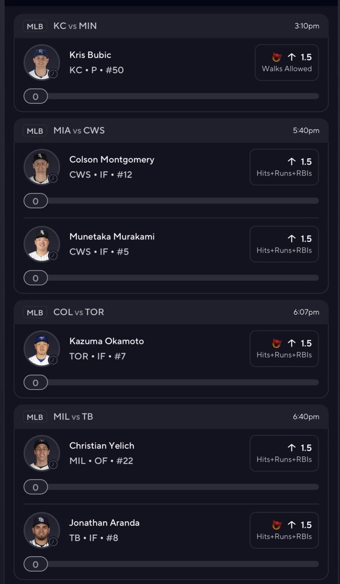 LongshotLegends's tweet photo. 450x MLB Demon &amp; 26x Mixed Slip. Let’s get it! 😈💫 #Prizepicks #MLB #GamblingCommunity 

🔗: https://t.co/vaoIYIAEWi

https://t.co/GJmjcoW9W9 https://t.co/xZNQIhaiyX