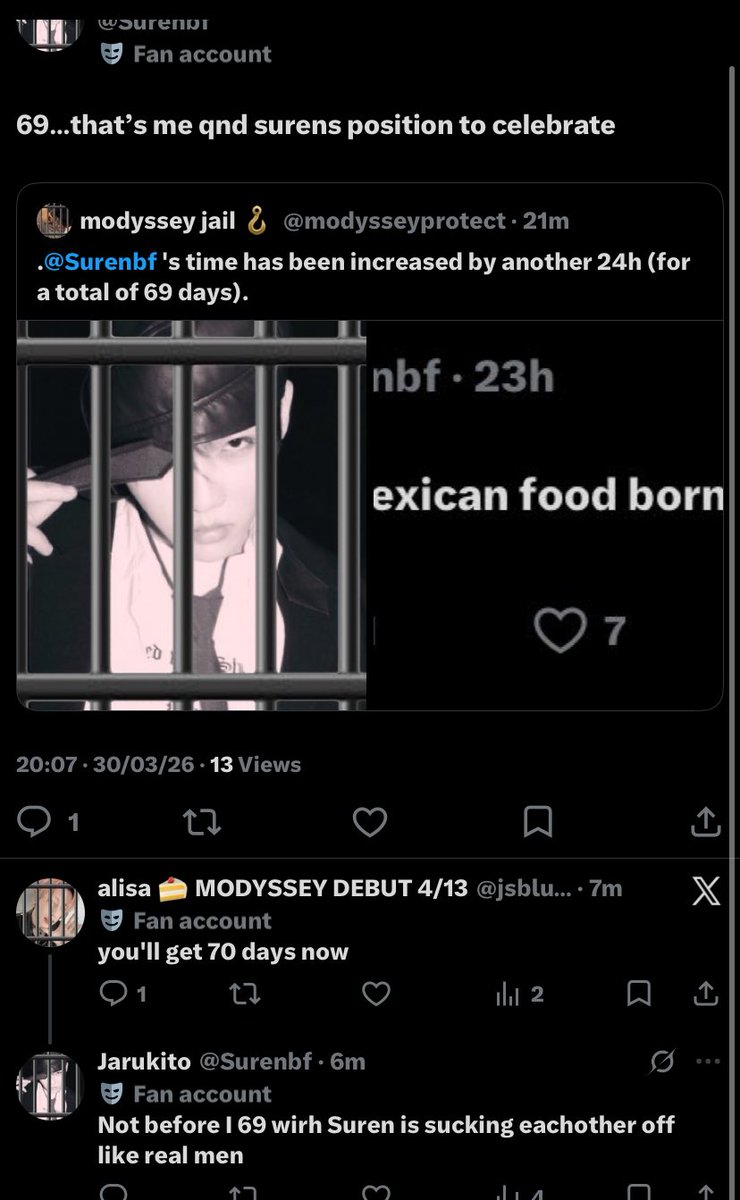 modyssey jail 🪝 tweet media