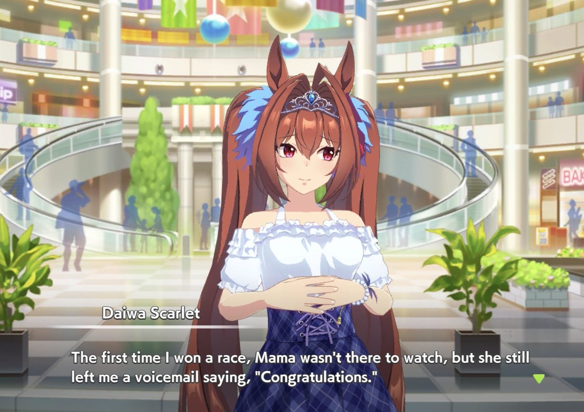 2007doubletiara's tweet image. ☆ Good afternoon!

Today's Daiwa Scarlet is from Episode 5 of her story, when she's trying to find a birthday gift for her mother!

(I have many #thoughts about their relationship but I fear I might yap too much)